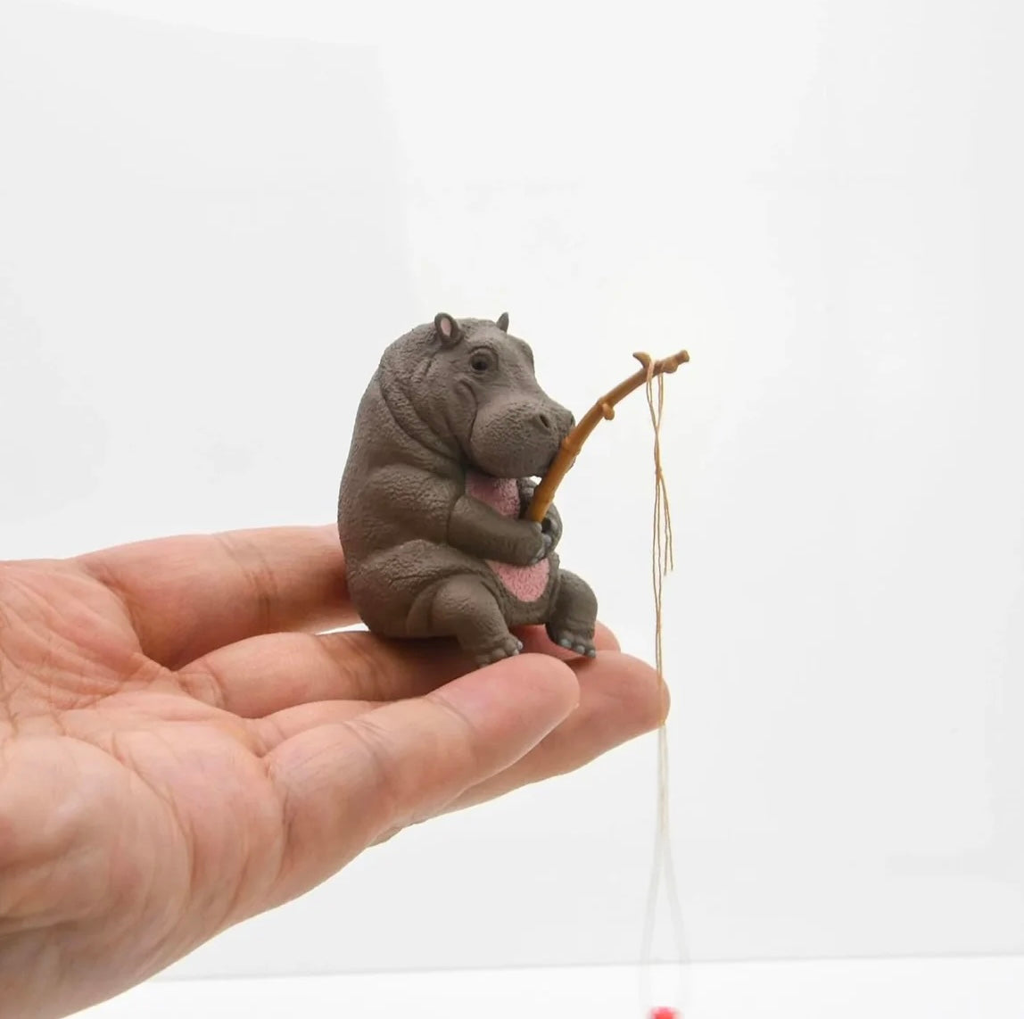 japanese fishing hippopotamus gashapon