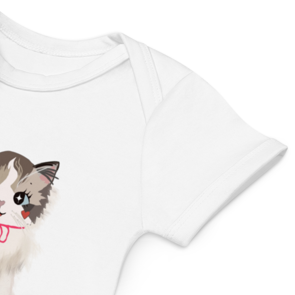 ragdoll cat baby bodysuit