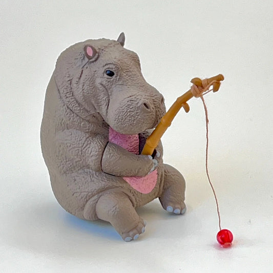 Japanese Gashapon Hippopotamus Fishing  🇬🇧 UK delivery ONLY