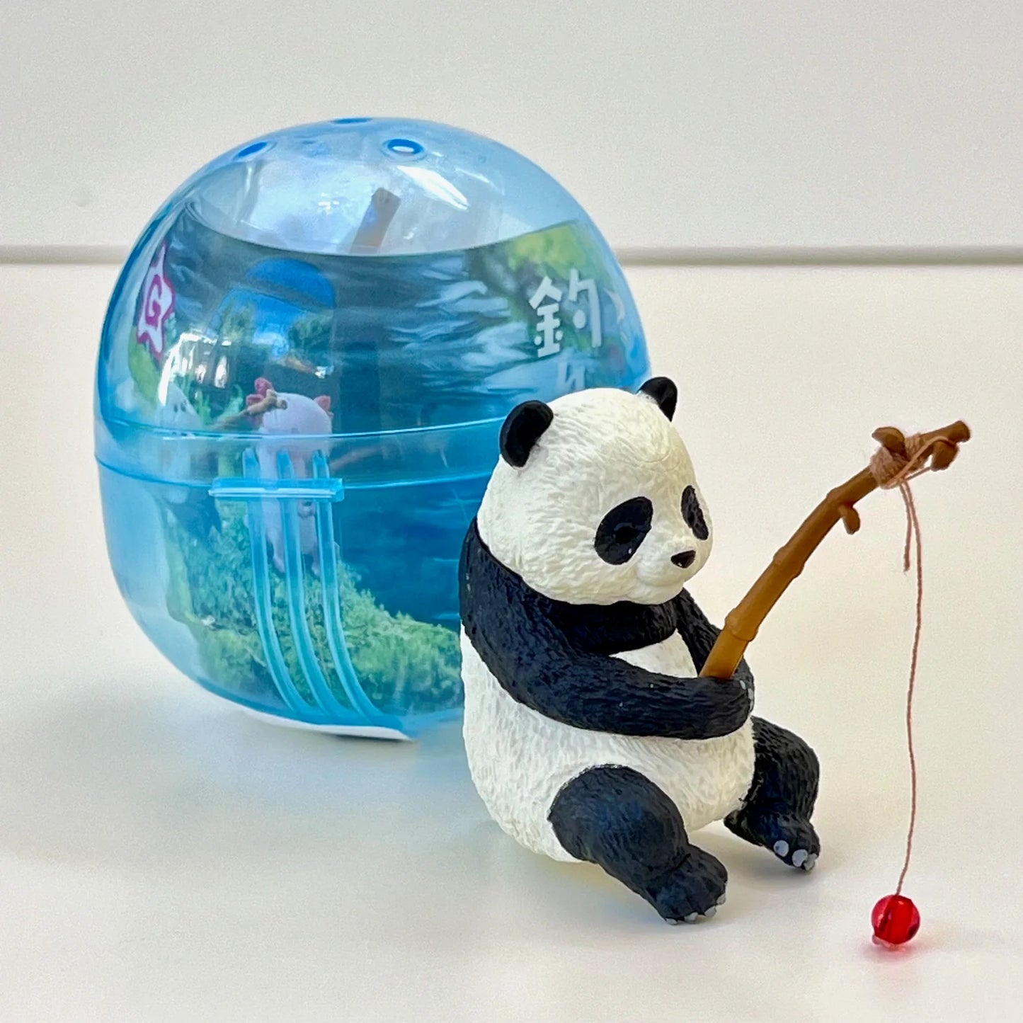 Japanese Gashapon Panda Fishing  🇬🇧 UK delivery ONLY