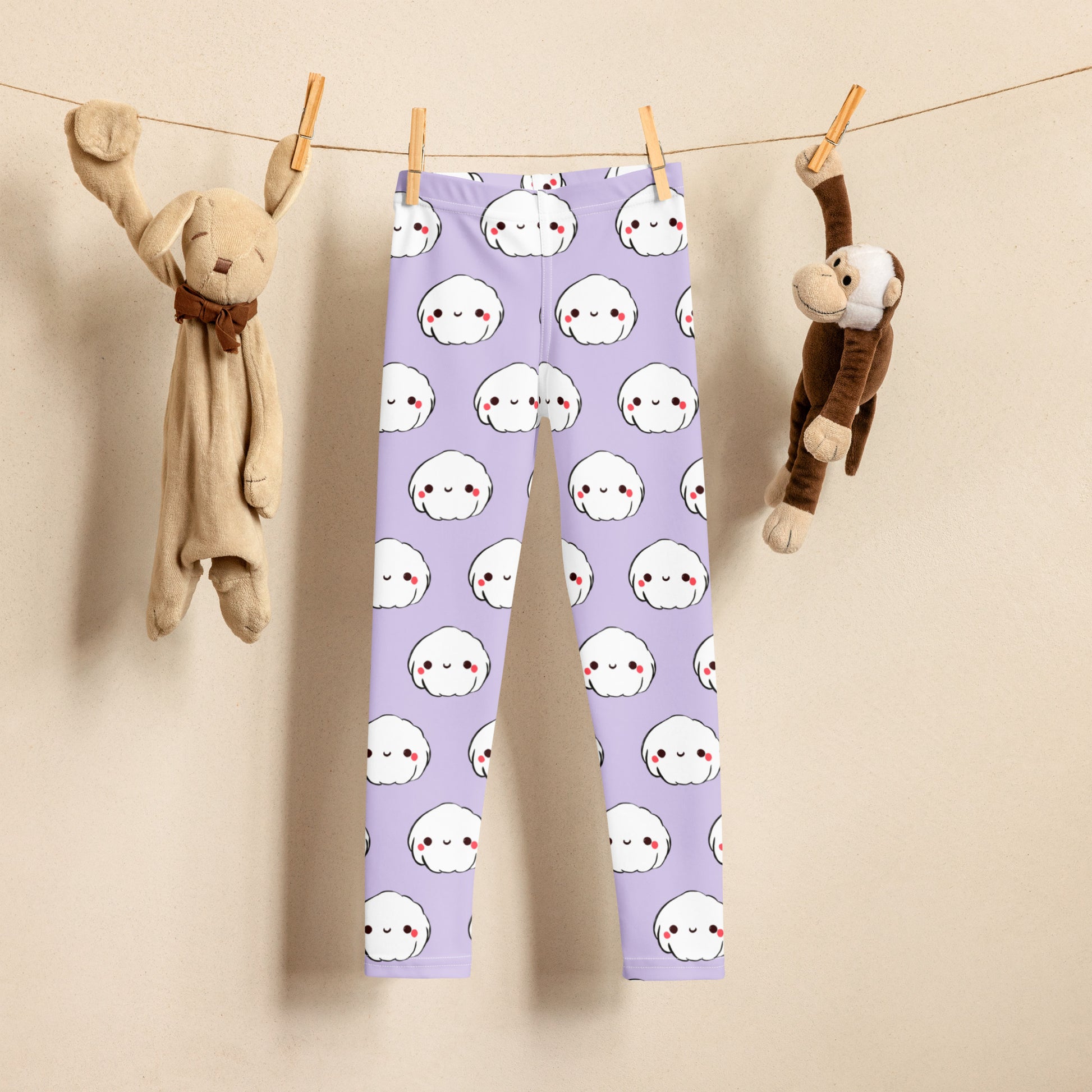 cute dumpling leggings