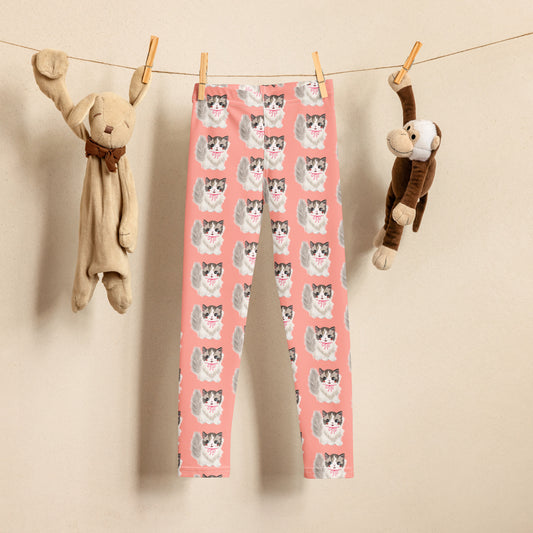 pink ragdoll leggings