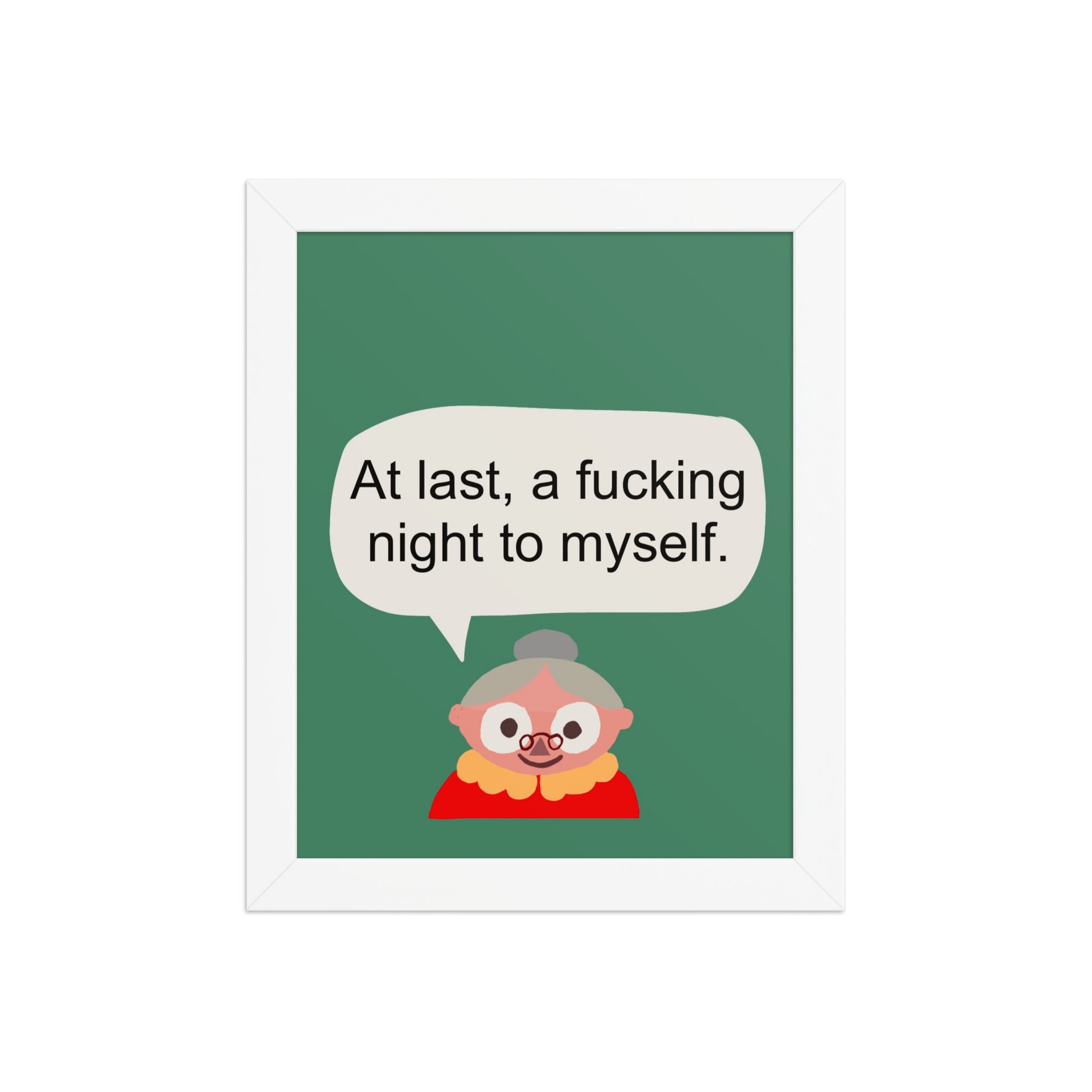 at last a fucking night to myself