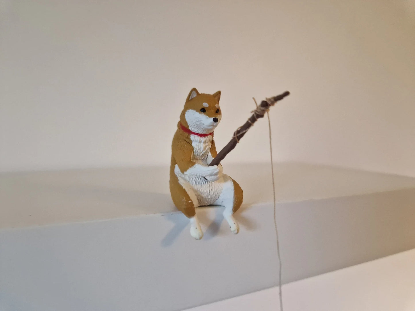 Japanese Gashapon Fishing Shiba Inu Dog 🇬🇧 UK delivery ONLY