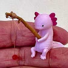 Japanese Gashapon Axolotl Fishing  🇬🇧 UK delivery ONLY